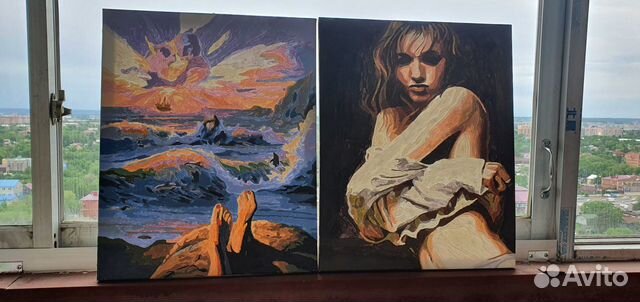 Нарисованные картины по номерам