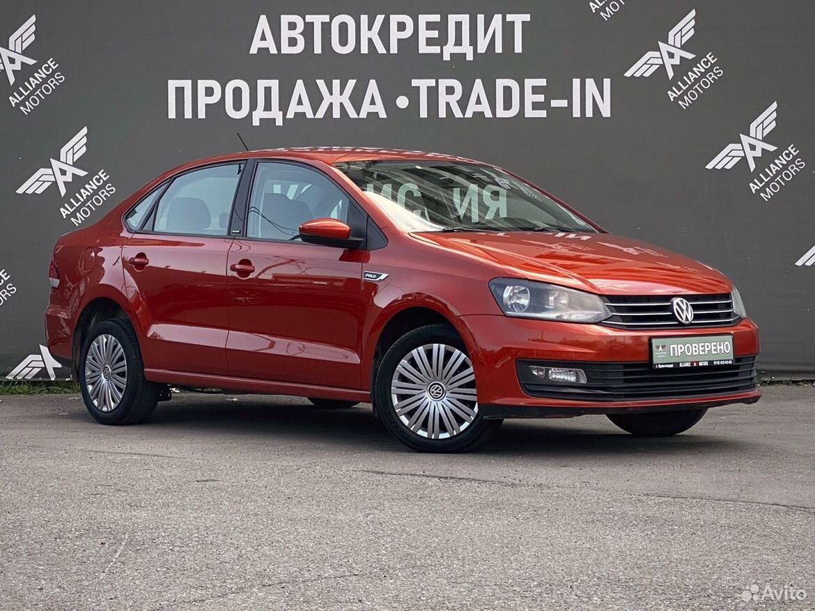 Volkswagen Polo 1.6 AT, 2016, 169 000 км
