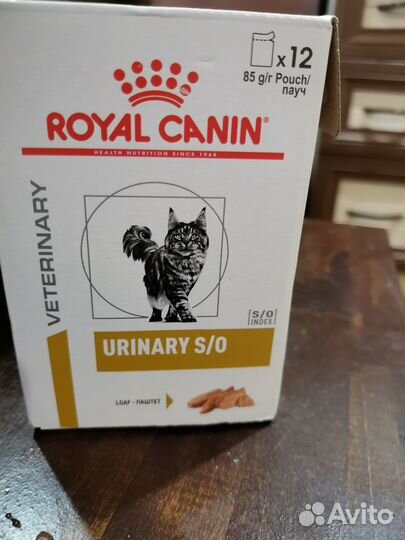 Royal canin urinary влажный корм для котов