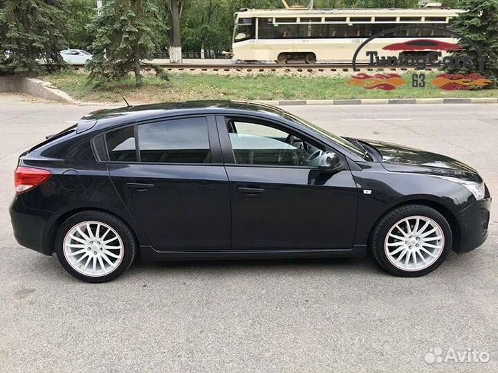 Пороги - Накладки Шевроле Круз RS (Юбилейные)