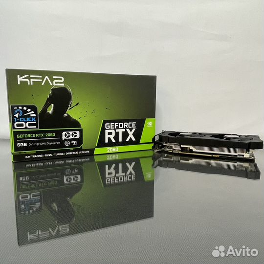 Видеокарта RTX 2060 6Gb KFA2 1 Click