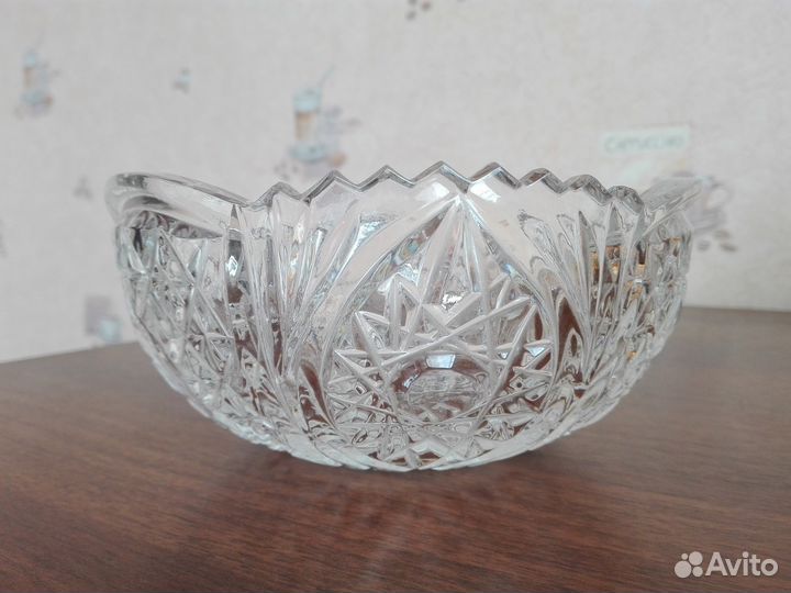 Салатница хрусталь СССР