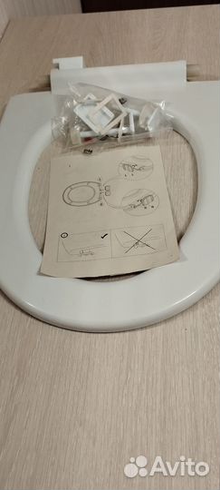 Стульчак, сиденье с микролифтом для унитаза
