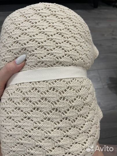 Плед детский вязаный H&M новый покрывало