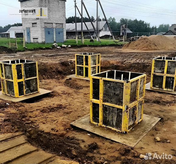 Щитовая Опалубка Стен Фундамента Колонн Перекрытия