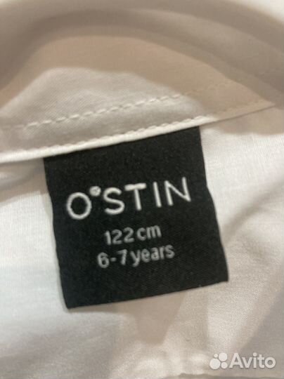 Рубашка белаа 122 Ostin