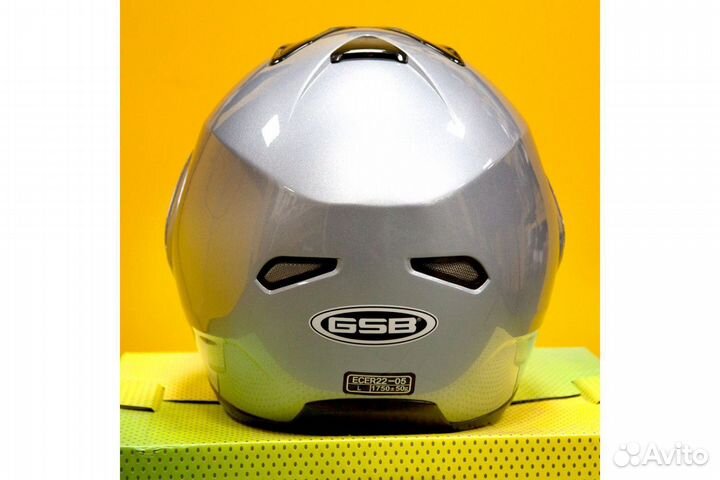 Шлем модуляр GSB G-339 серый