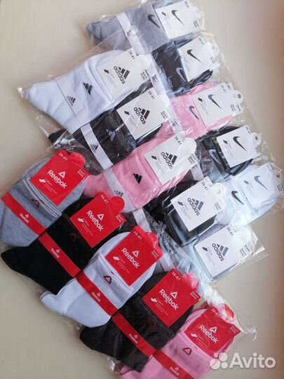 Носки Nike, Adidas, Puma, Reebok, fila