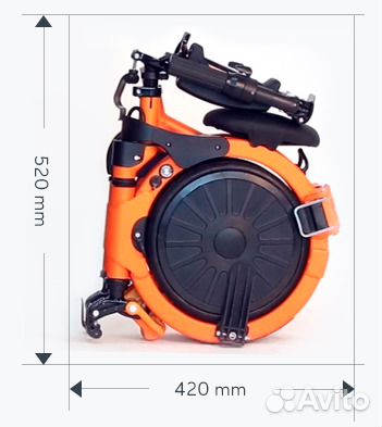 Электроскутер бу складной электровелосипед самокат