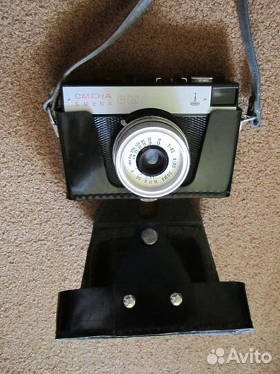 Фотоаппарат ломо Смена 8 М времён СССР с футляром