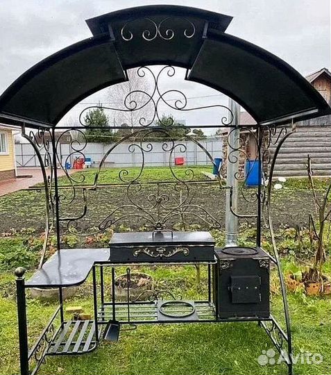 Мангал со столиком