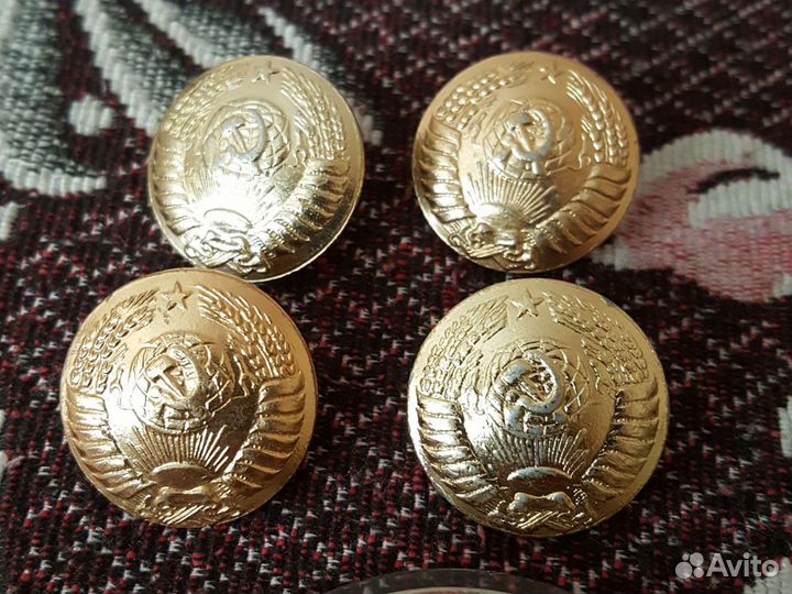 Пуговицы Генеральская СССР ) 6 шт