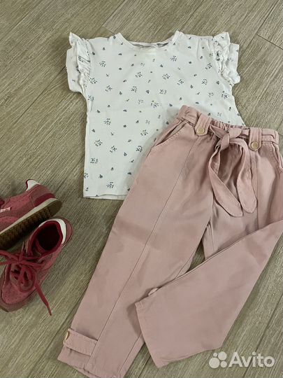 Брюки zara для девочки 98