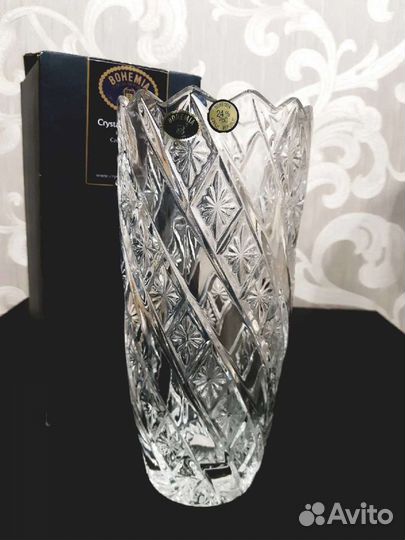Ваза bogemia Хрусталь новая у коробке