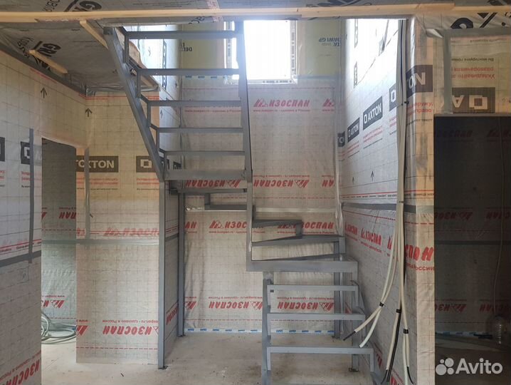 Лестница металлическая под ключ