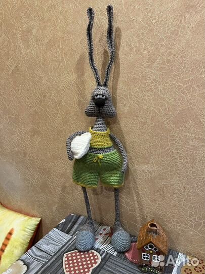 Заяц ручная работа