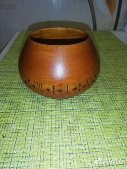 Деревянная тарелка СССР