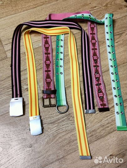 Ремни текстильн,плетеные,пионерский,очки от солнца