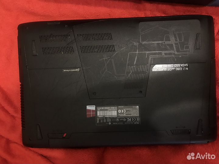 Игровой ноутбук asus rog gl552v