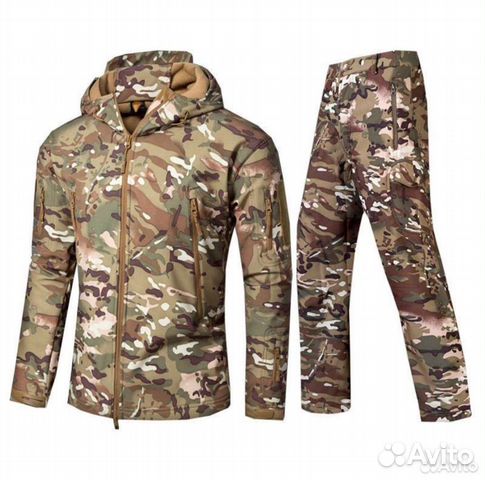 Тактический костюм softshell мультикам
