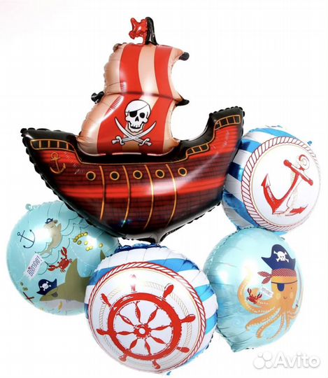 Баллон с гелием + шарики с обработкой