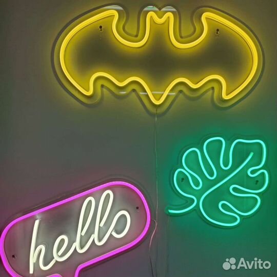 Вывески из гибкого неона