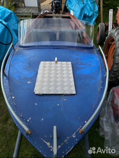 Лодка, мотор, прицеп