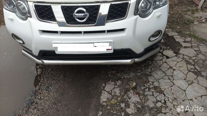 Защита переднего бампера nissan x-trail t31