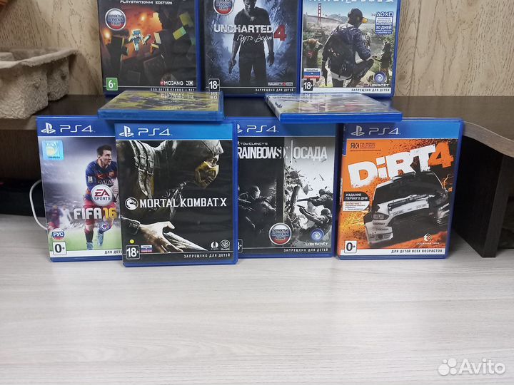 Диски игры для ps4