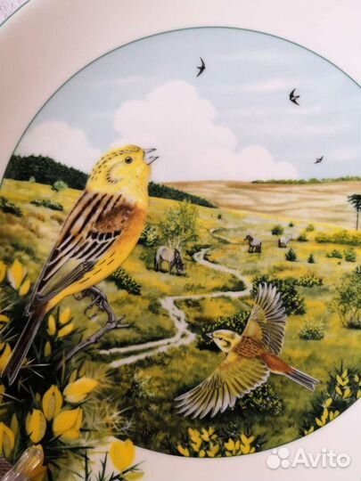 Настенная Тарелка декоративная Англия Делфт