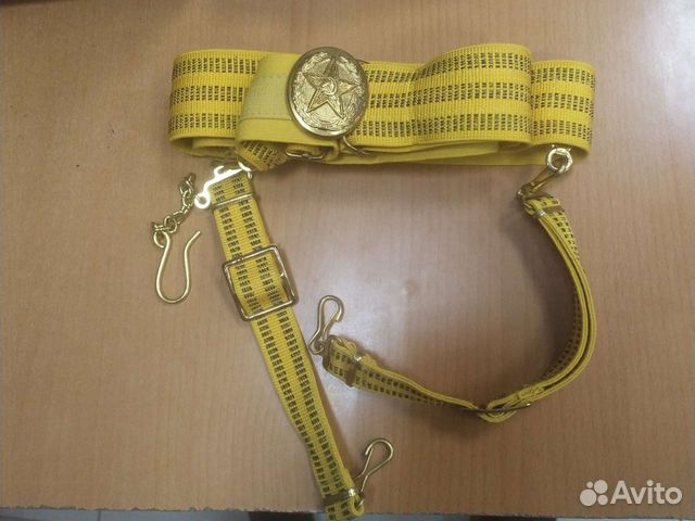 Ремень офицерский с подвесом для кортика +