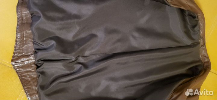 Куртка кожаная женская утеплённая