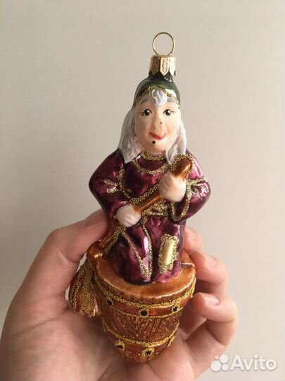 Елочные игрушки irena Баба Яга