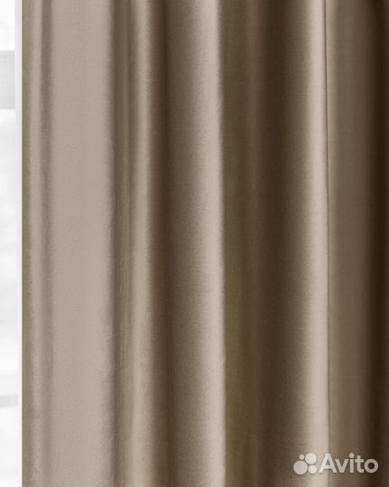 Шторы бархат Беллиссимо Светлая карамель