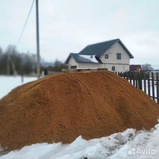 Песок, щебень