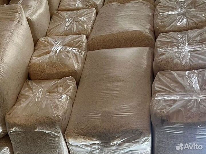 Стружка древесная в брикетах