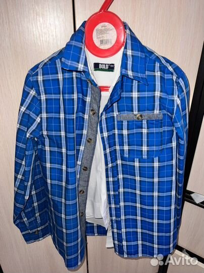 Рубашки на мальчика 8-10 лет