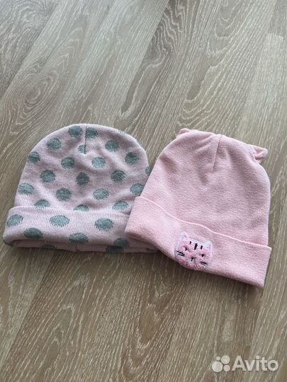 Шапочка для девочки на весну 54-56
