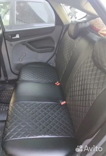 Чехлы автопилот Fofd Focus 3 черный ромб