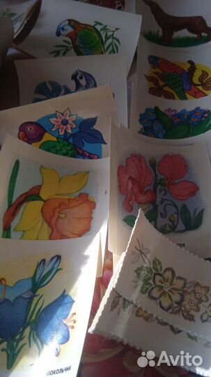 Переводные картинки СССР