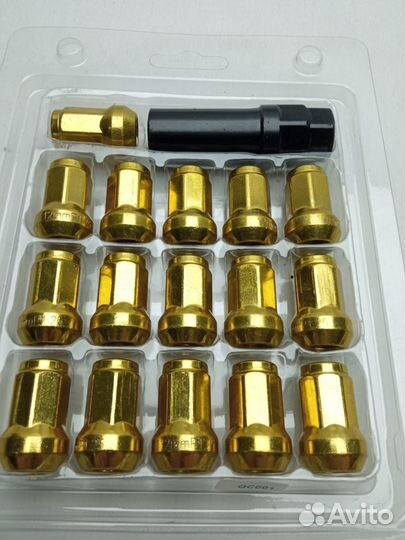 Гайки Topfit N042 (комплект 16шт.) (Золото)