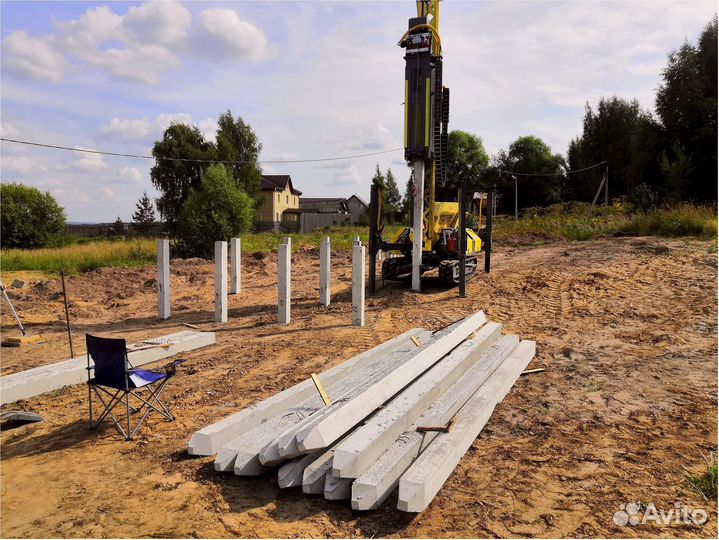 Фундамент из жб свай