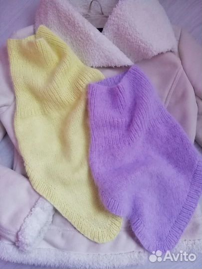 Снуд уголок из пуха норки