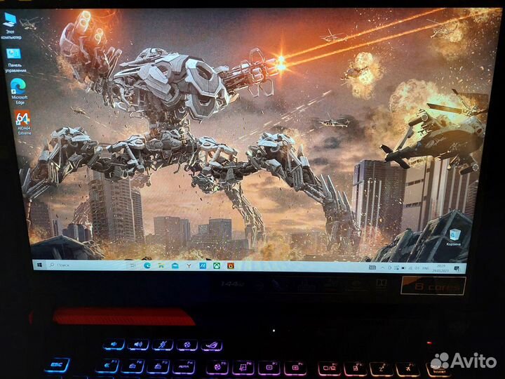 Asus ROG 15.6 144Гц R7 4800H RTX3060 8GB 512SSD