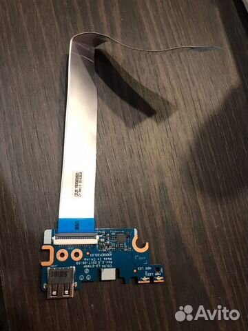 Плата с разъемом USB и Cardreader для ноутбуков HP