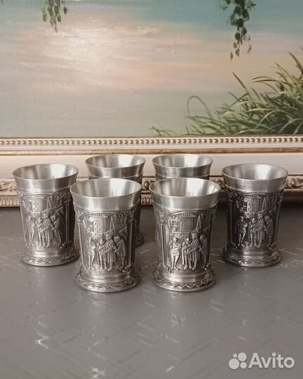 Набор стопок олово Германия