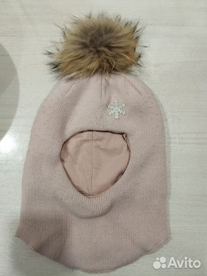 Шапка шлем на девочку