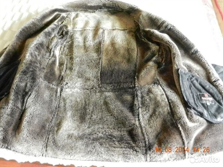 Дубленка натуральная мужская 54 56