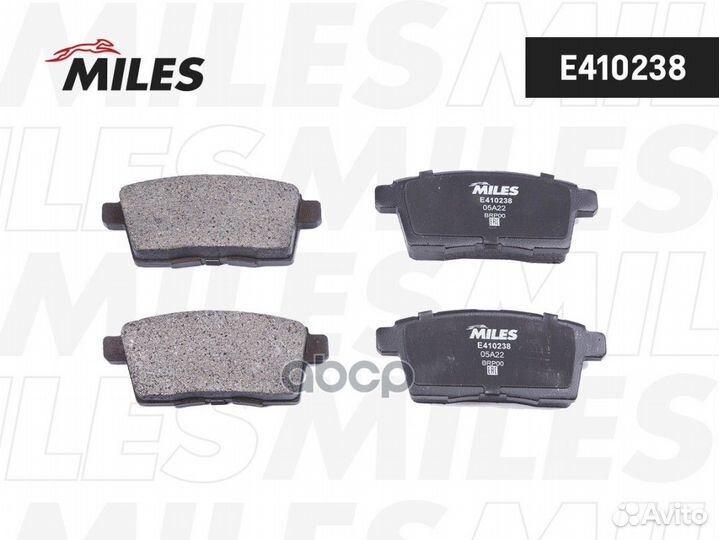 Колодки тормозные задние (без датчика) (Смесь L