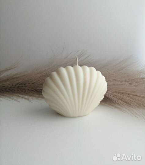 Интерьерная свеча из натурального воска 